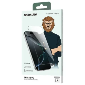محافظ صفحه نمایش گوشی اپل iPhone 17 ProMax گرین لاین مدل 9H steve