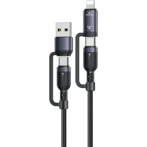 کابل 4سر یسیدو YESIDO CA200 طول 1.2 متر 60w PD27W