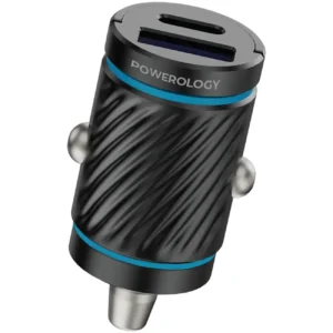 شارژر فندکی فست شارژ پاورولوژی Powerology مدل PCCSR023 توان 36 وات